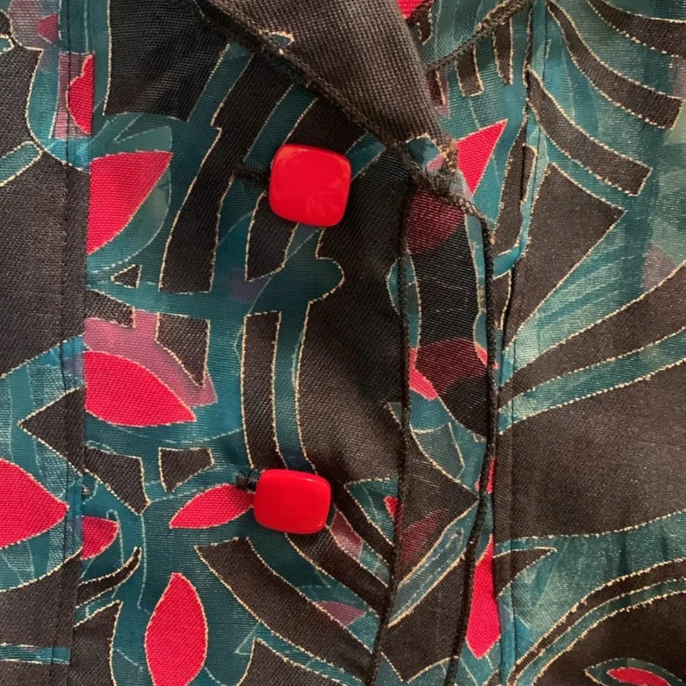 Beautiful Blue & Pink Blazer - Large - Picture 6 of 13